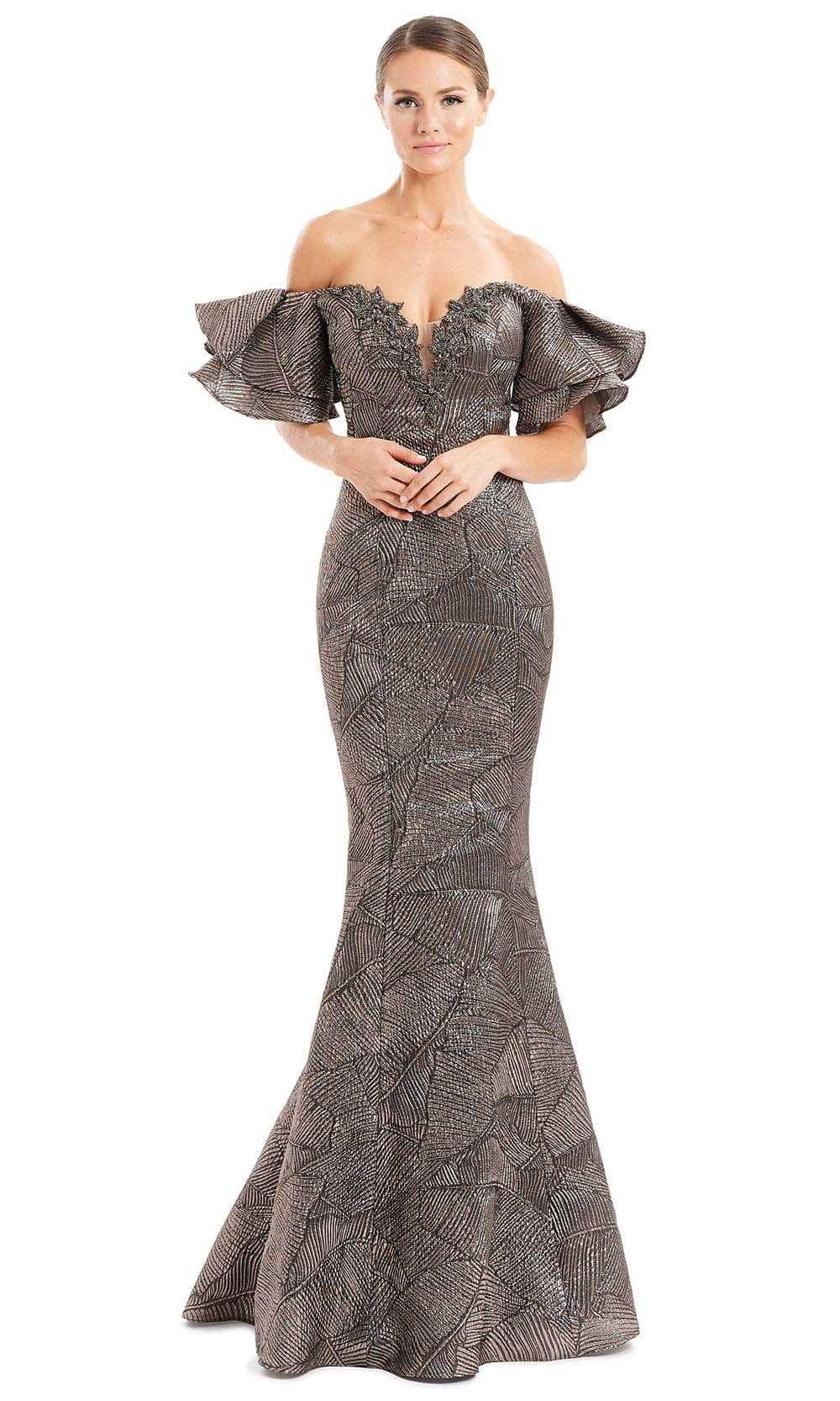 Alexander by Daymor, Alexander by Daymor 1652 - Off-Shoulder Sweetheart Evening Gown