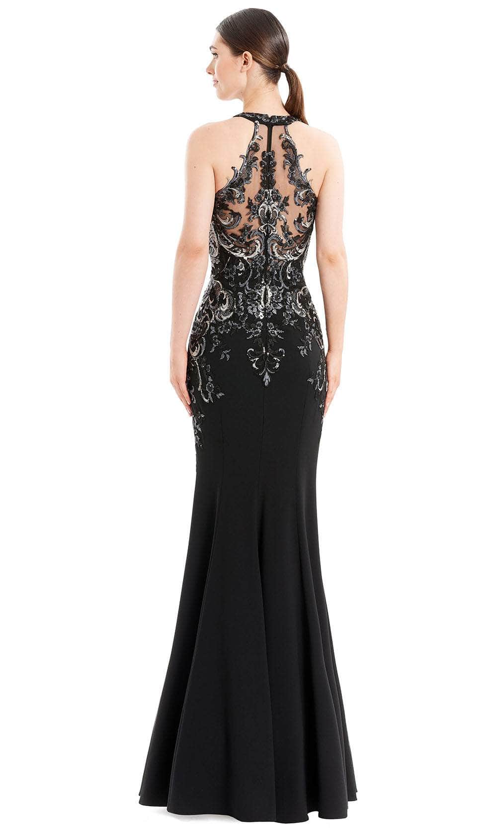 Alexander by Daymor, Alexander by Daymor 1665 - Illusion Back Evening Gown