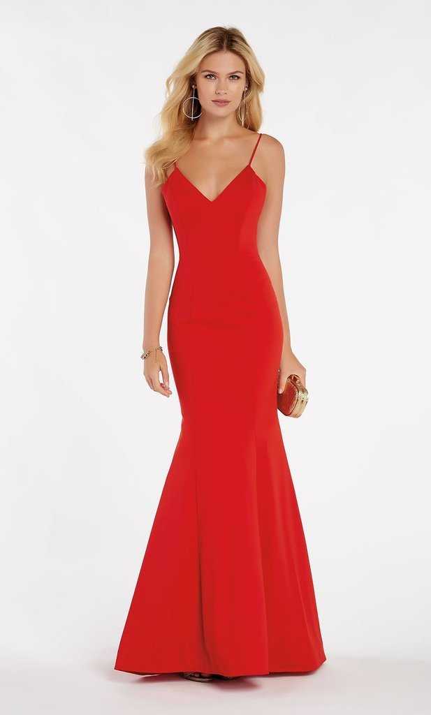 Alyce Paris, Alyce Paris - 60293 Sleeveless V Neck Jersey Mermaid Gown - 1 pc Royal in Size 2 Available