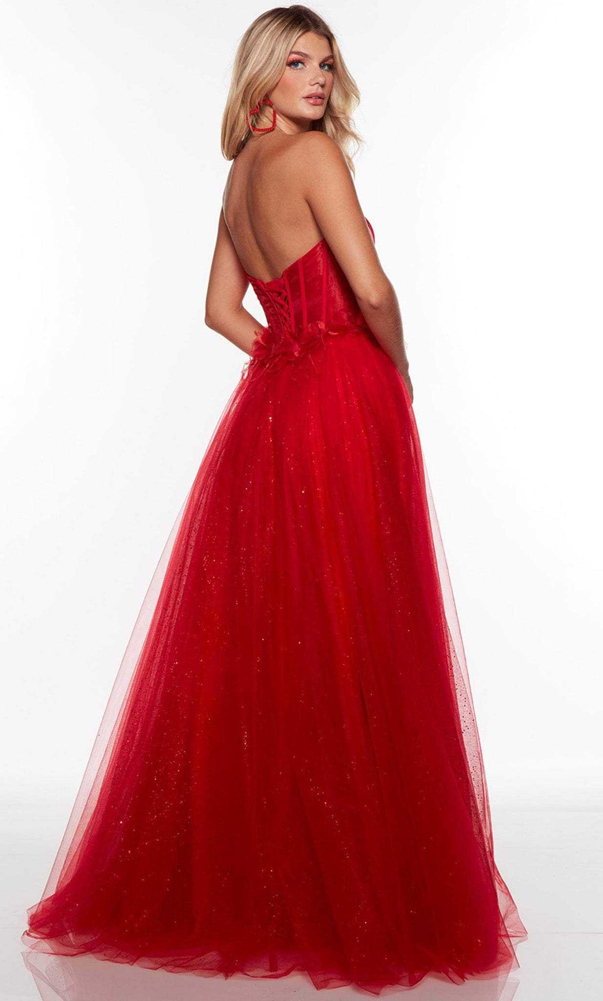 Alyce Paris, Alyce Paris 61318 - Strapless A-line Prom Dress