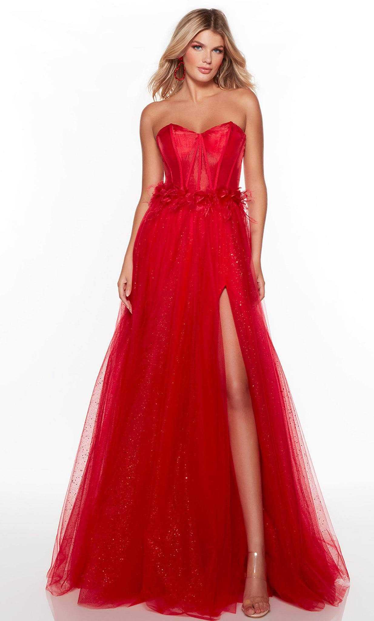 Alyce Paris, Alyce Paris 61318 - Strapless A-line Prom Dress