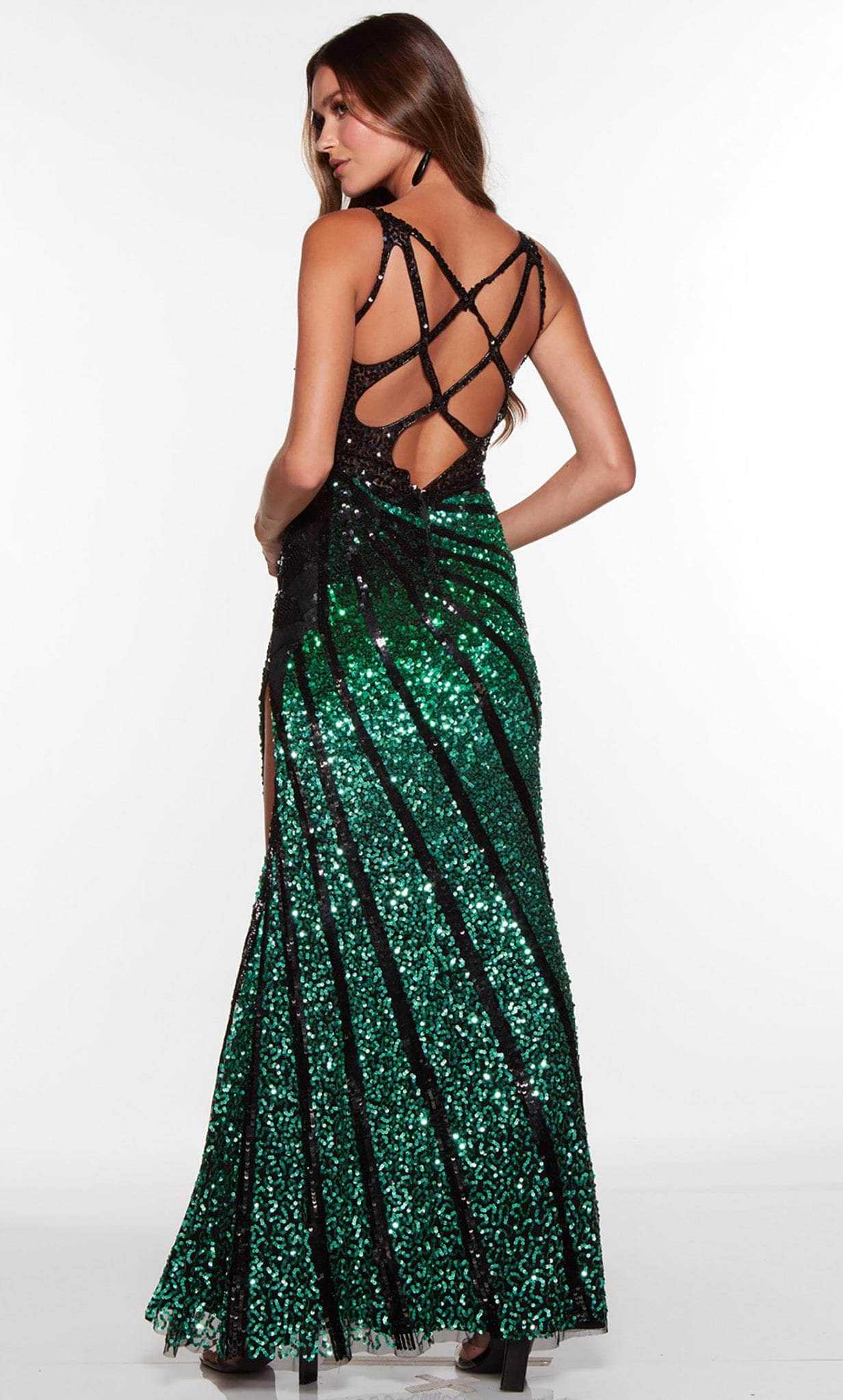 Alyce Paris, Alyce Paris 61365 - Sequin Embellished Classic Prom Dress
