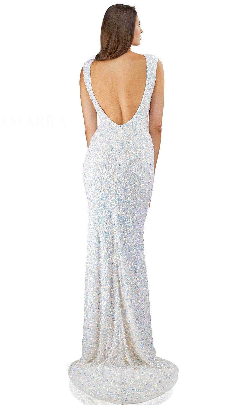 Amarra, Amarra 20936 - High Neck Beaded Evening Dress