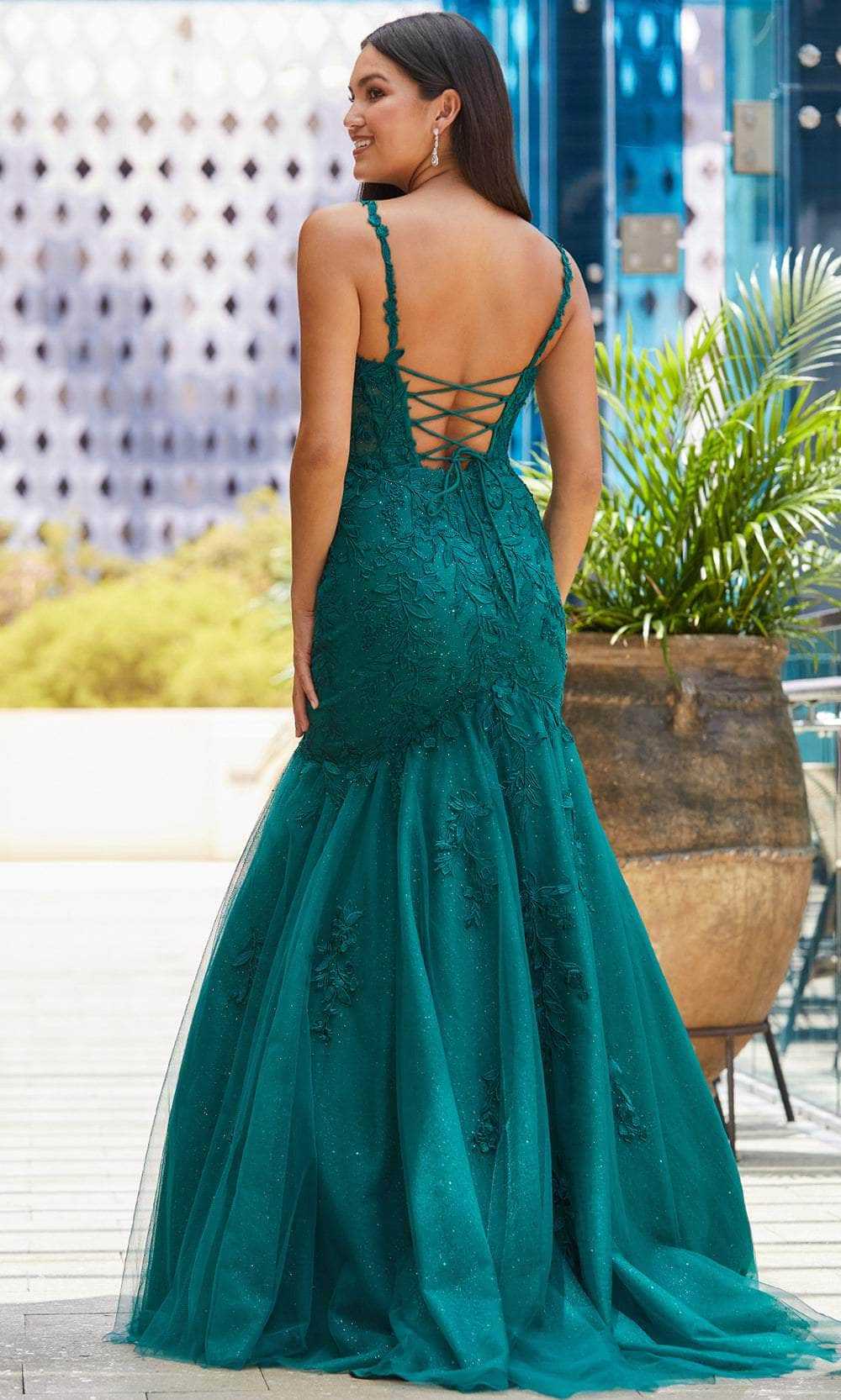 Amarra, Amarra 88600 - Tulle Mermaid Evening Gown