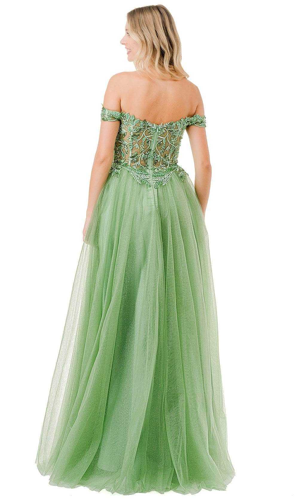 Aspeed Design, Aspeed Design L2837Y - Off Shoulder Embellished Prom Dress