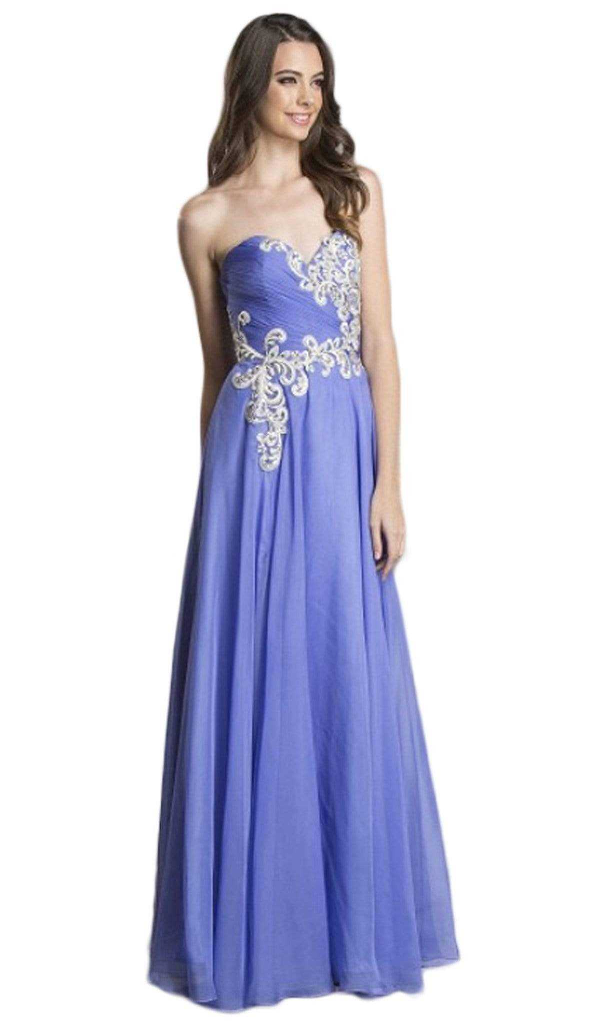 Aspeed Design, Aspeed Design - Strapless Ruched A-Line Affordable Prom Gown