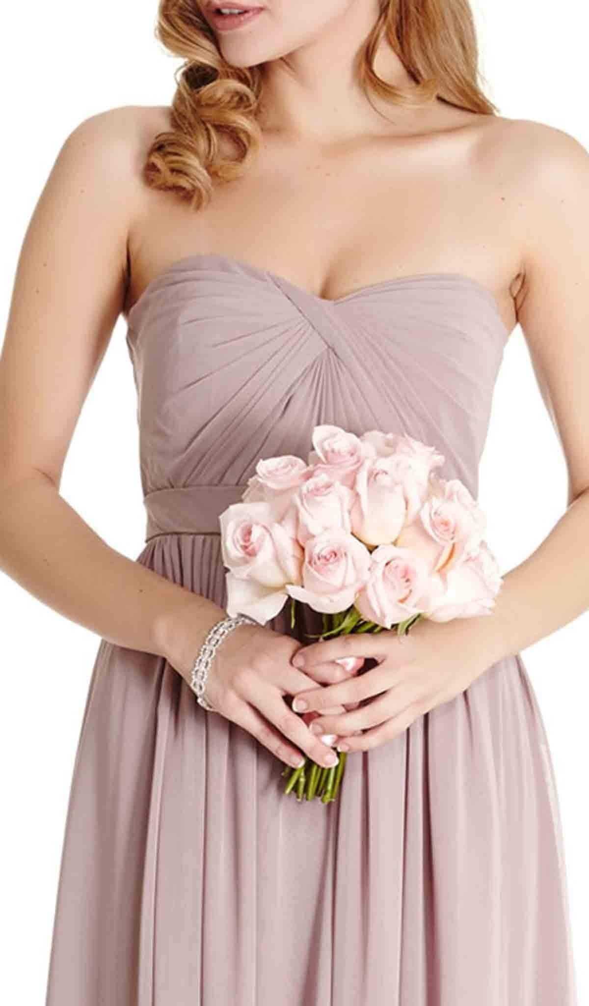 Aspeed Design, Aspeed Design - Strapless Ruched Sweetheart A-line Evening Dress