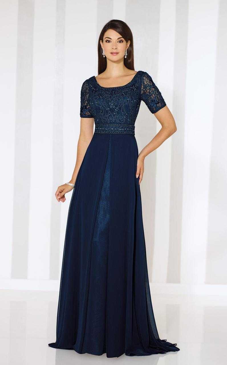 Cameron Blake, Cameron Blake by Mon Cheri - Dress in Navy 116666 - 1 Pc Navy in Size 14 Available